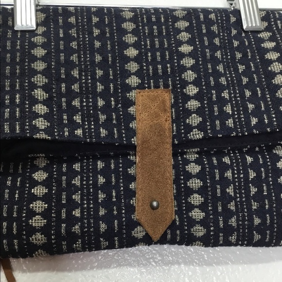 Boho Fold Over Clutch Bag - Picture 3 of 5